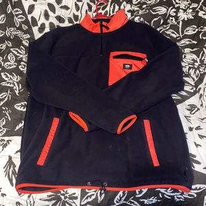 Black and Red Vans Fleece Sweater